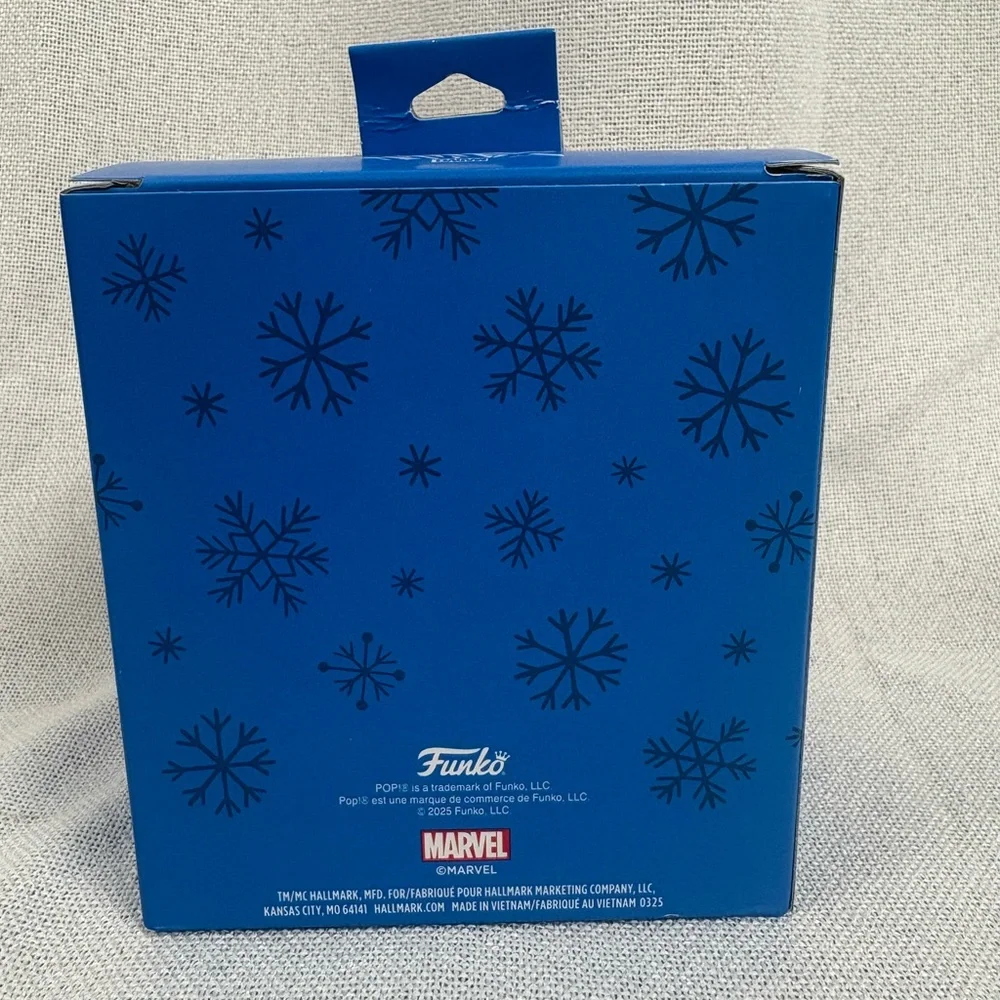 Hallmark Marvel Yellow and Blue Wolverine Pop Ornament XMen Funko NIB‎